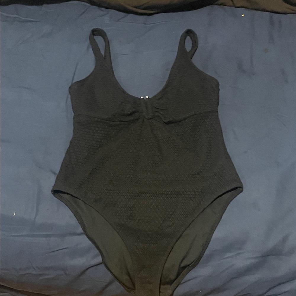 Old Navy Black Textured Top